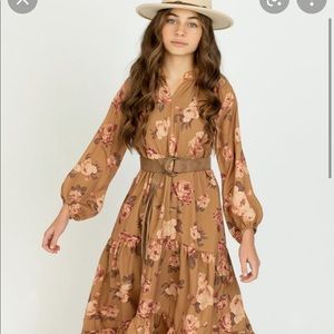 Nwt Mia joy full length fall dress